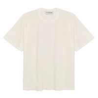 All Time High - Ultra Light Slub Knit Short Sleeve Tee in Ivory