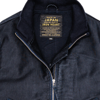 Iron Heart - IHM-47-NAV - 12oz Whipcord Tanker Jacket in Navy