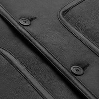 Knickerbocker - Inferno Sheepskin Coat in Black