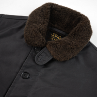 Iron Heart - Oiled Whipcord N1 Deck Jacket - Black