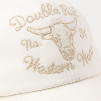 Double RL - Corduroy-Bill Twill Trucker Cap in White