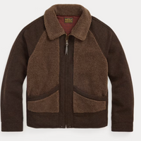 Double RL - Fleece Paneled Jacquard Jacket