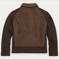 Double RL - Fleece Paneled Jacquard Jacket