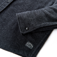 Outerknown - Hightide Snap Shirt in Heather Black