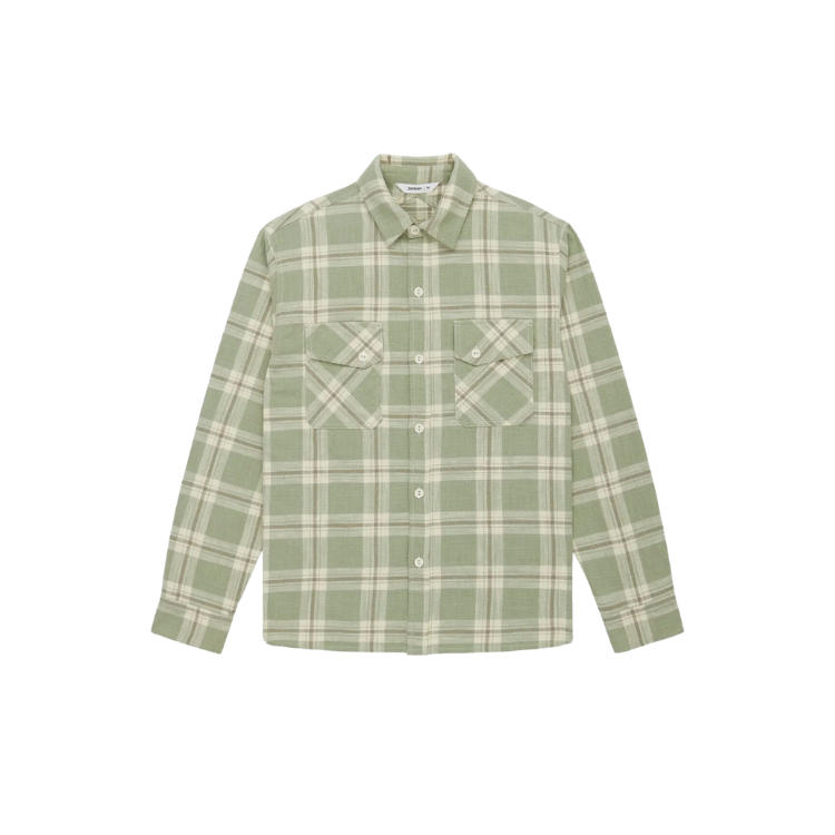 3sixteen - Crosscut Flannel in Seafoam Slub Check – Fountainhead NY 3sixteen - Crosscut Flannel in Seafoam Slub Check – Fountainhead NY