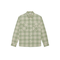 3sixteen - Crosscut Flannel in Seafoam Slub Check