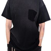 Dr. Collectors - Model T. Destroyed Pocket Organic & Recycled Cotton Sunfaded Smoke Black