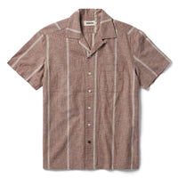 Taylor Stitch - The Short Sleeve Hawthorne in Dried Fig Stripe