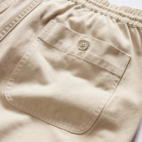 Taylor Stitch - The Apres Short in Organic Aged Stone Foundation Twill