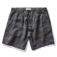 Taylor Stitch - The Après Short in Faded Black Hemp