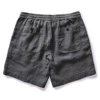 Taylor Stitch - The Après Short in Faded Black Hemp