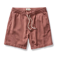 Taylor Stitch - The Après Short in Fired Brick Dobby