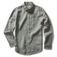 Taylor Stitch - The Jack in Cilantro Stripe Linen