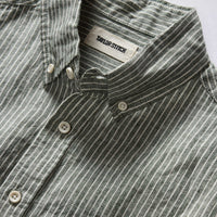 Taylor Stitch - The Jack in Cilantro Stripe Linen
