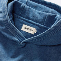 Taylor Stitch - The Après Hoodie in Washed Indigo Terry