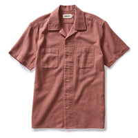 Taylor Stitch - The Conrad Shirt in Fired Brick Dobby