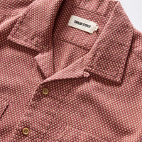 Taylor Stitch - The Conrad Shirt in Fired Brick Dobby