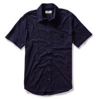Taylor Stitch - The Short Sleeve California in Rinsed Indigo Slub