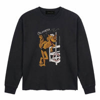 All Time High Lifeguard Longsleeve in Rinsed Black