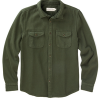 Outerknown - Chroma Blanket Shirt in Black Olive