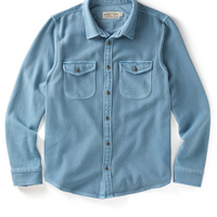 Outerknown - Chroma Blanket Shirt in Hazy Sea