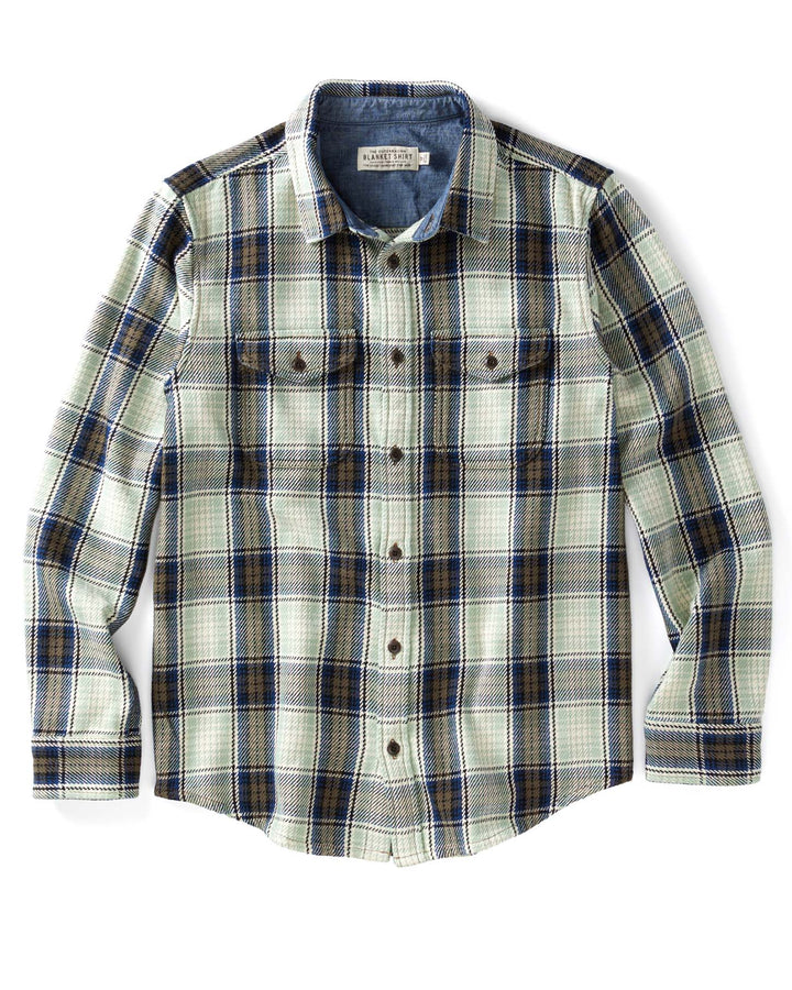 Outerknown - Blanket Shirt - Shades of Dusk Plaid – Fountainhead NY