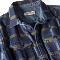 Outerknown - Blanket Shirt - Indigo Sea Bridge Plaid