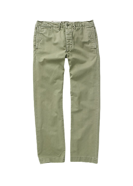 パンツ DOUBLE RL/RRL TROUSERS REGULATION TINO Double RL - Officer Chino Pant in Olive – Fountainhead NY