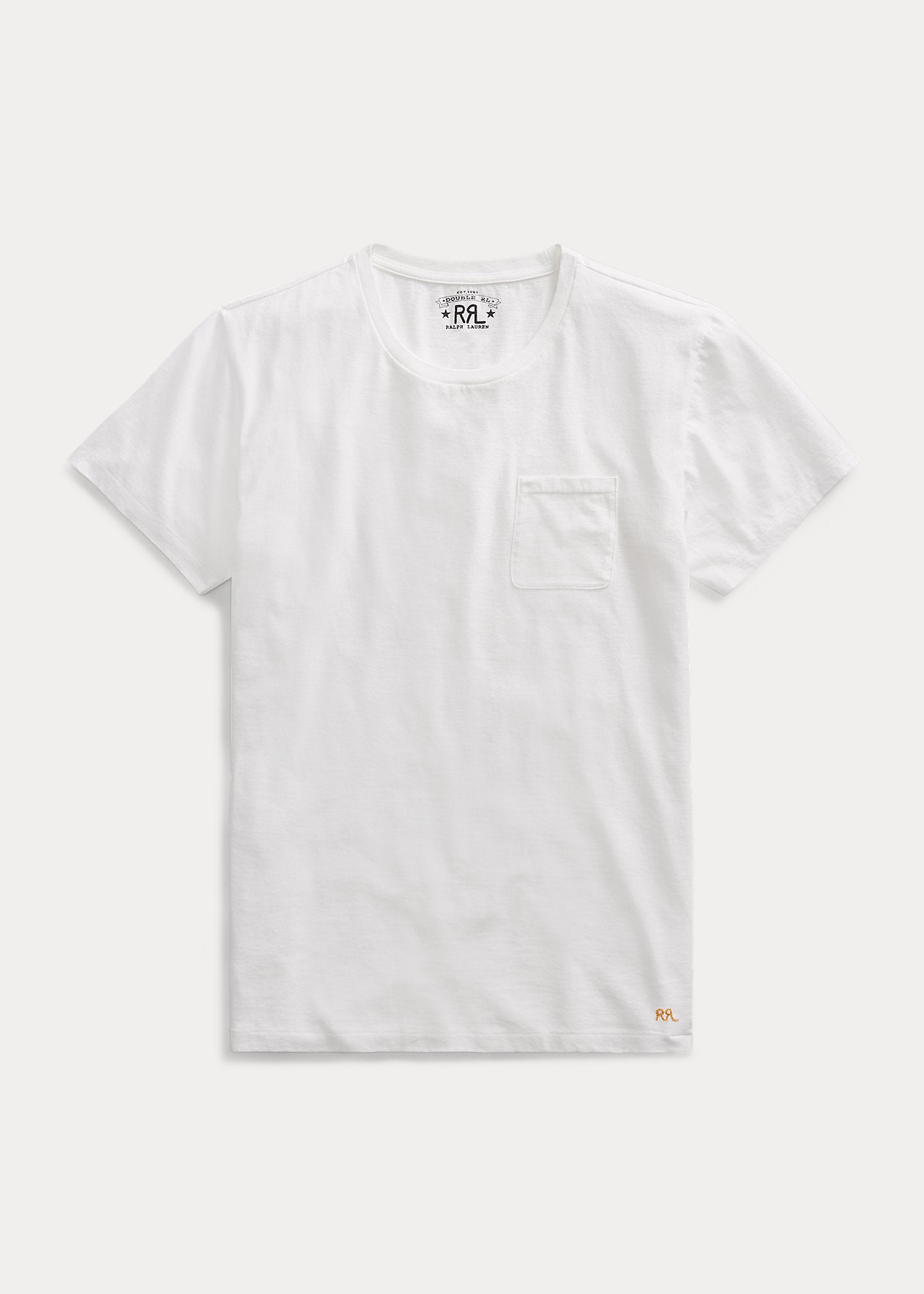 Double RL - Jersey Pocket T-Shirt in White – Fountainhead NY