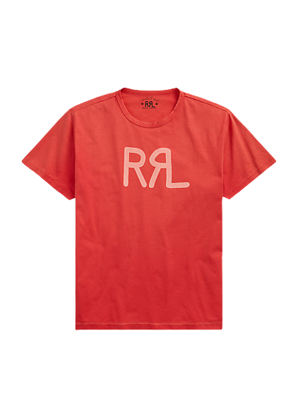 Double RL - Logo Jersey T-Shirt in Red – Fountainhead NY