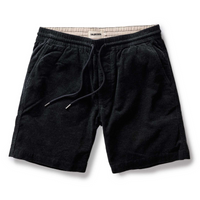 Taylor Stitch - The Apres Short in Heather Coal Pincord
