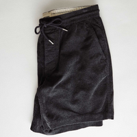 Taylor Stitch - The Apres Short in Heather Coal Pincord