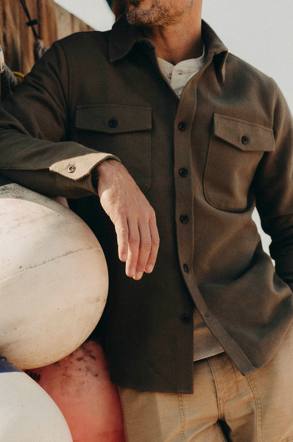 Taylor Stitch - The Maritime Shirt Jacket in Fatigue Olive Taylor Stitch - The Maritime Shirt Jacket in Fatigue Olive