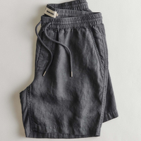 Taylor Stitch - The Apres Short in Faded Black Hemp