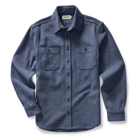 Taylor Stitch - The Utility Shirt in Indigo Ash Wool Canvas