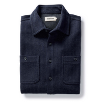 Taylor Stitch - The Coastline Knit Shirt in Dark Navy
