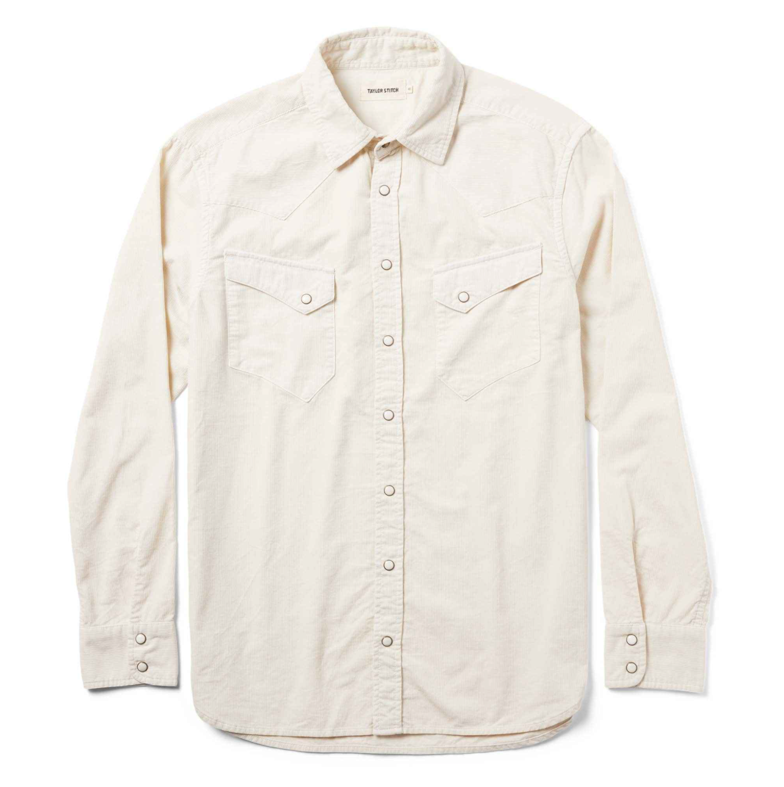 Taylor Stitch - The Western Shirt in Natural Pincord – Fountainhead NY