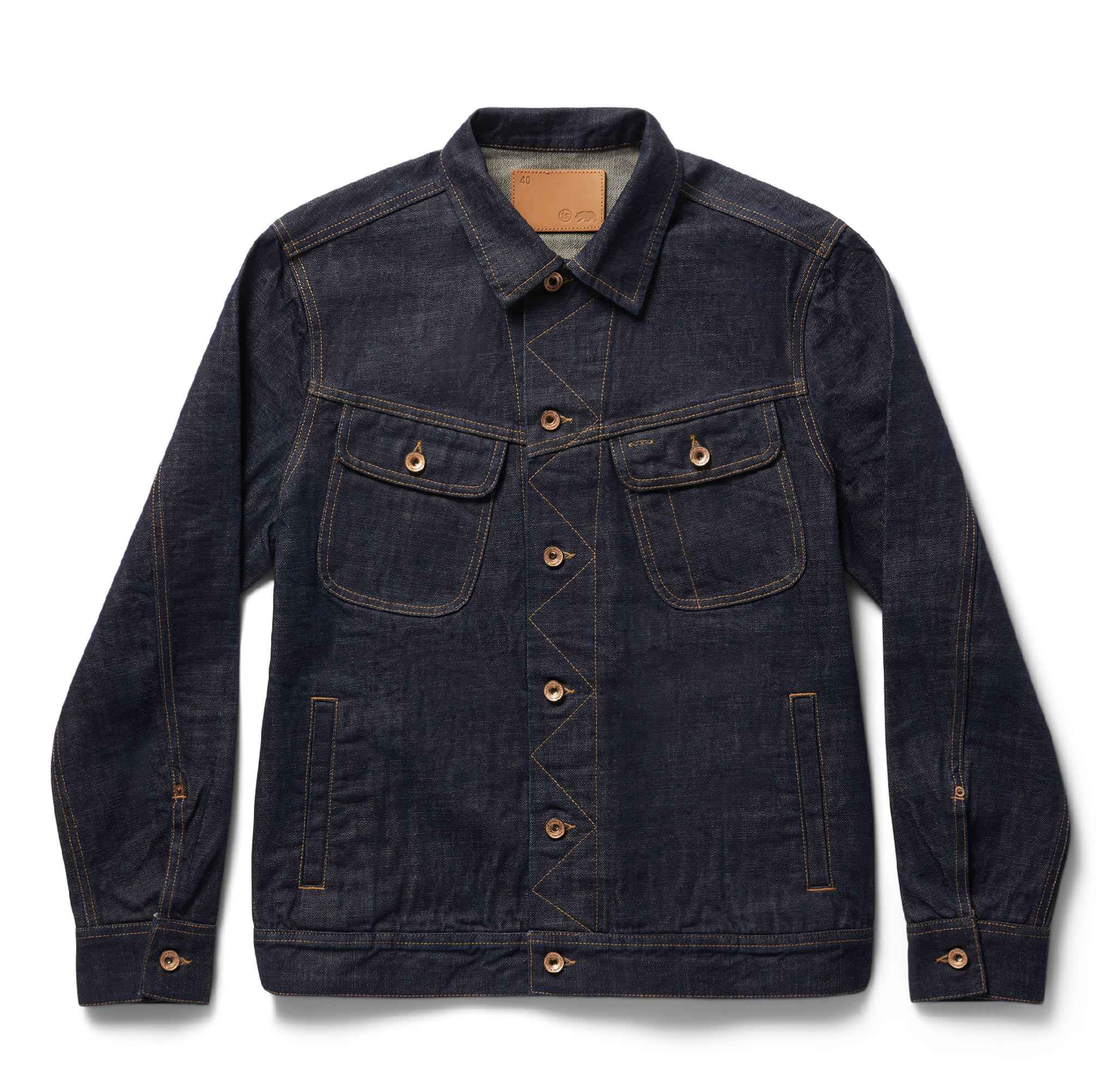 Taylor Stitch The Long Haul Jacket in Rinsed Organic Selvage