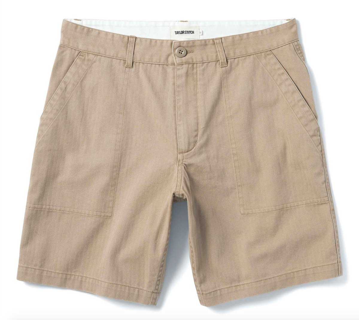 Taylor Stitch Trail shops Shorts Mens 30 Tan Khaki Herringbone 7