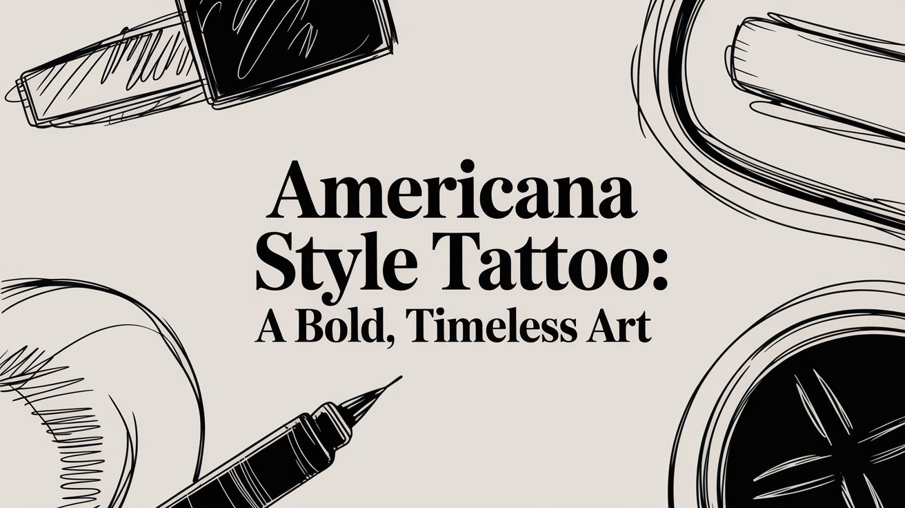 Americana style tattoo: A Bold, Timeless Art