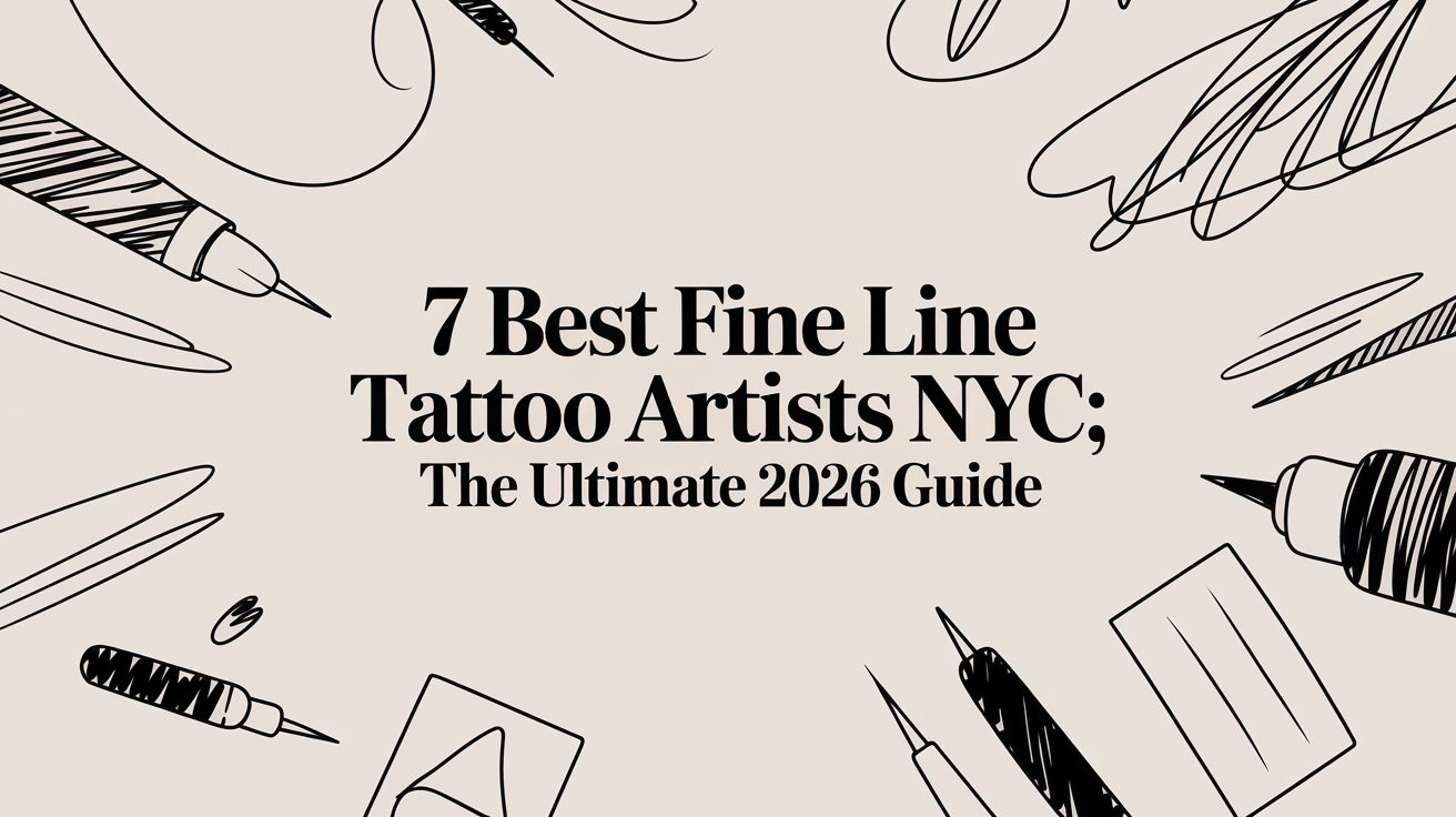 7 Best Fine Line Tattoo Artists NYC: The Ultimate 2026 Guide