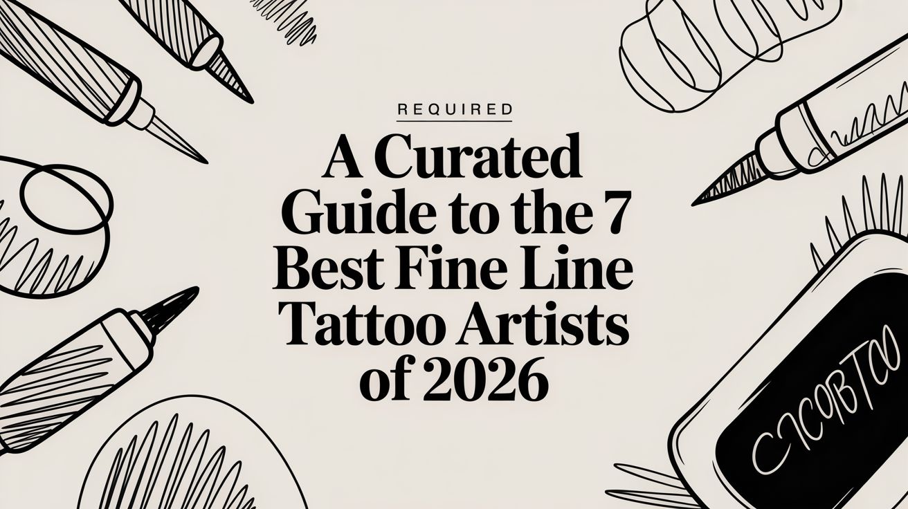 A Curated Guide to the 7 Best Fine Line Tattoo Artists of 2026