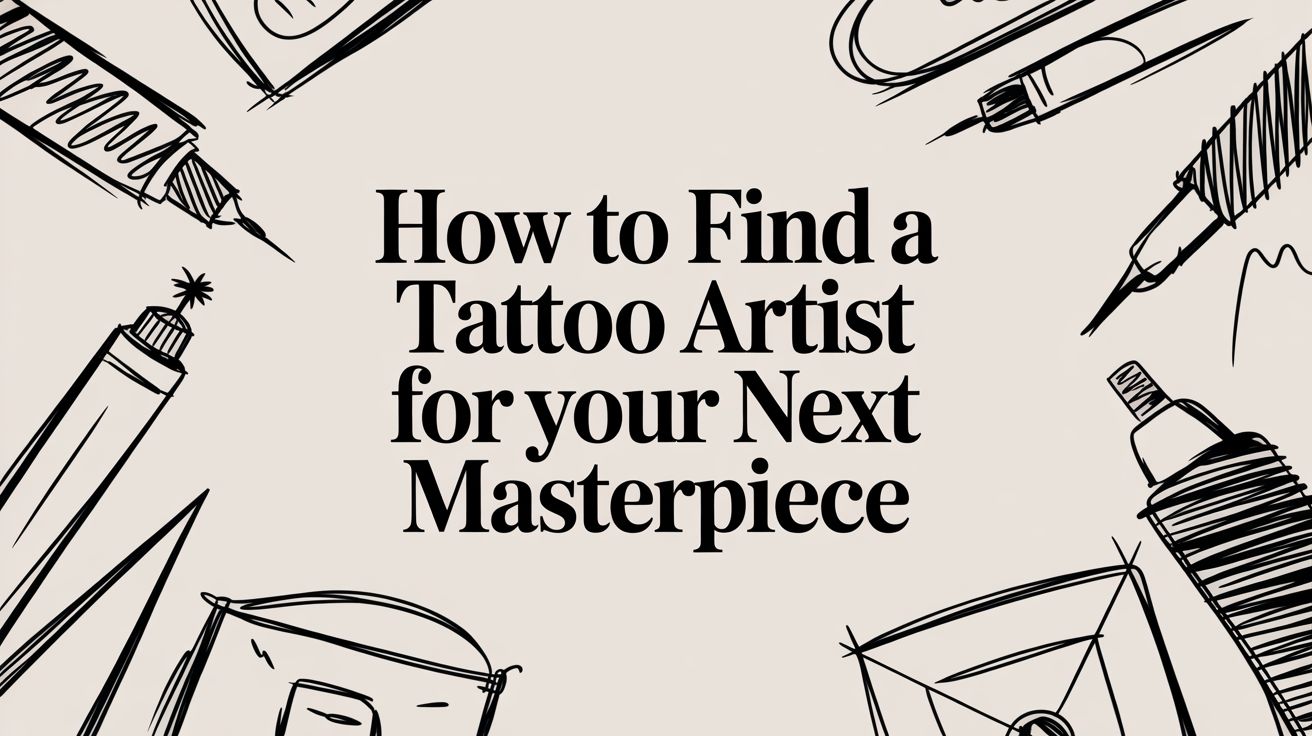How to Find a Tattoo Artist for Your Next Masterpiece