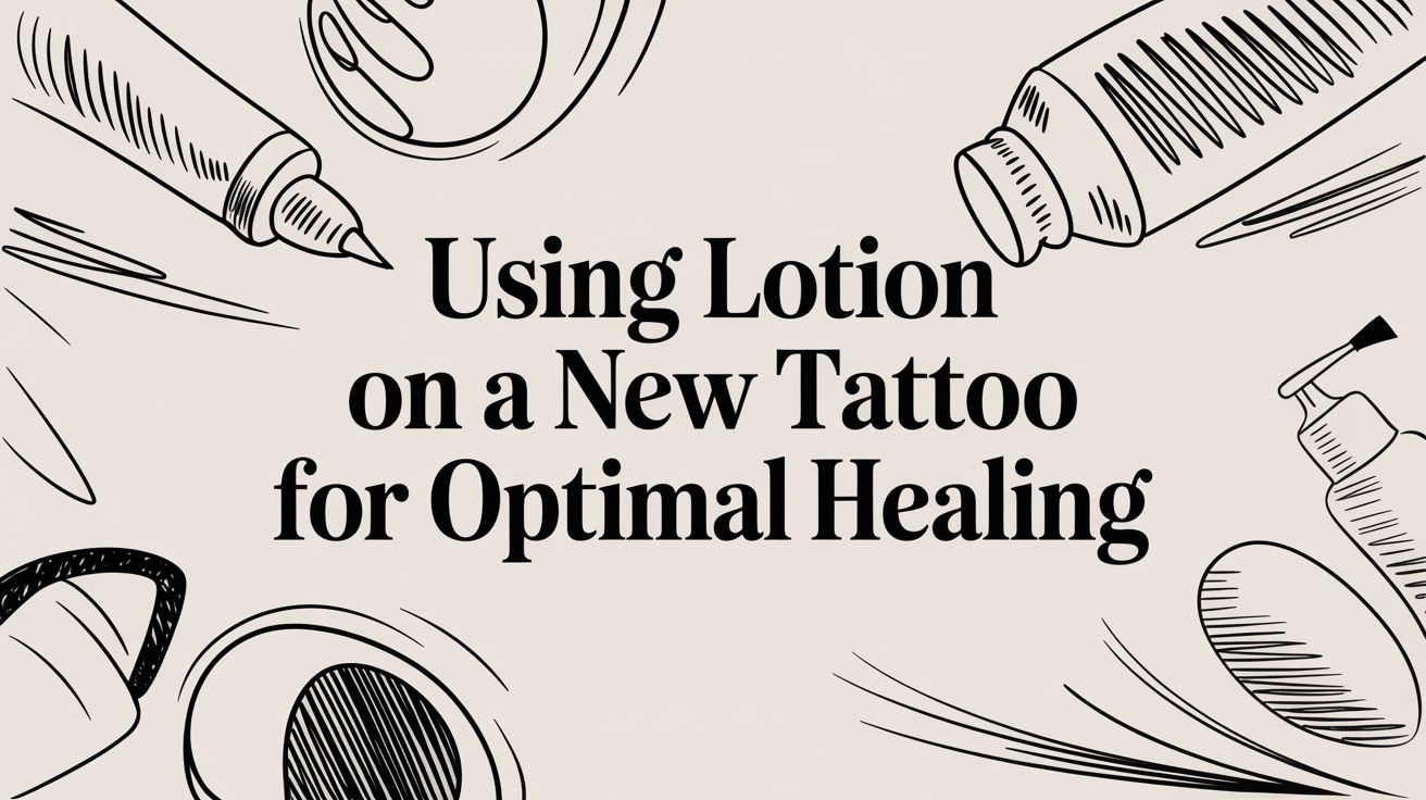Using Lotion on a New Tattoo for Optimal Healing