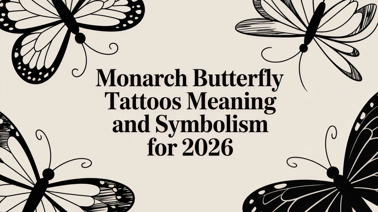 Monarch Butterfly Tattoos Meaning and Symbolism for 2026