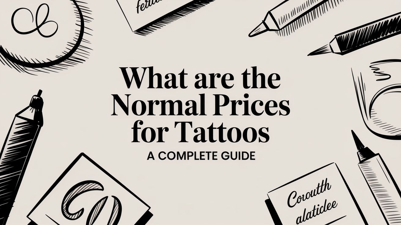What Are the Normal Prices for Tattoos a Complete Guide