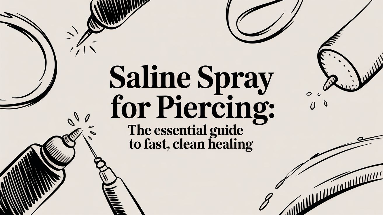 Saline Spray for Piercing: The Essential Guide to Fast, Clean Healing