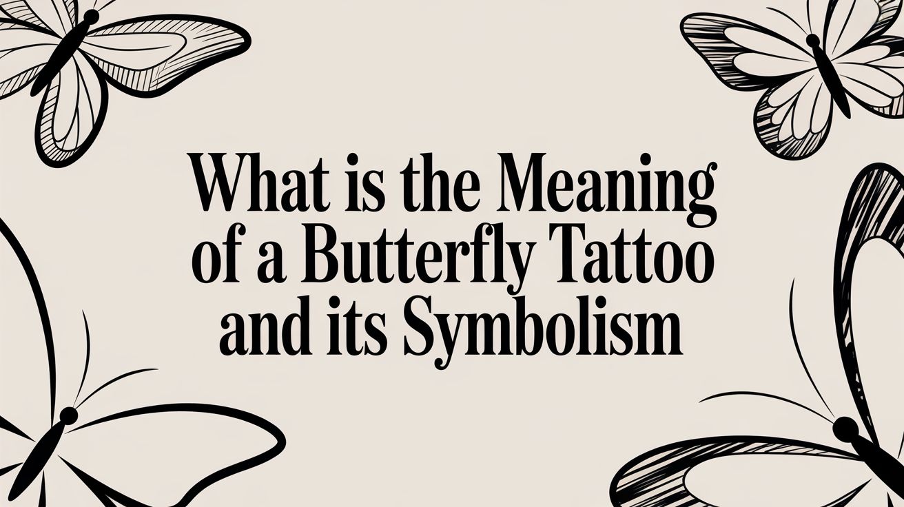 What Is the Meaning of a Butterfly Tattoo and Its Symbolism