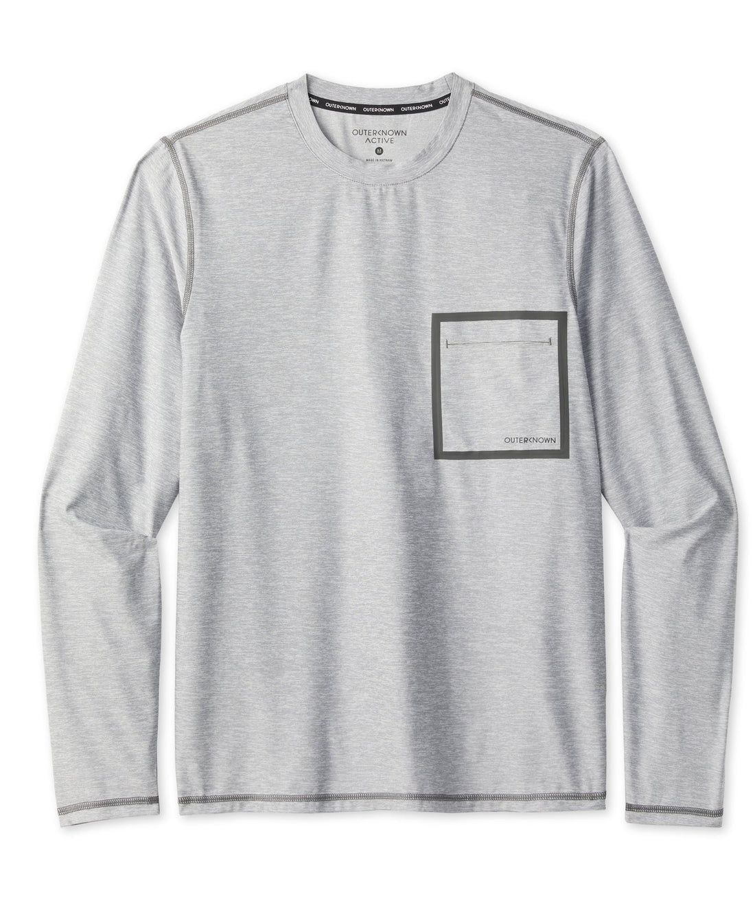 Outerknown - Apex L/S Tee in Heather Grey