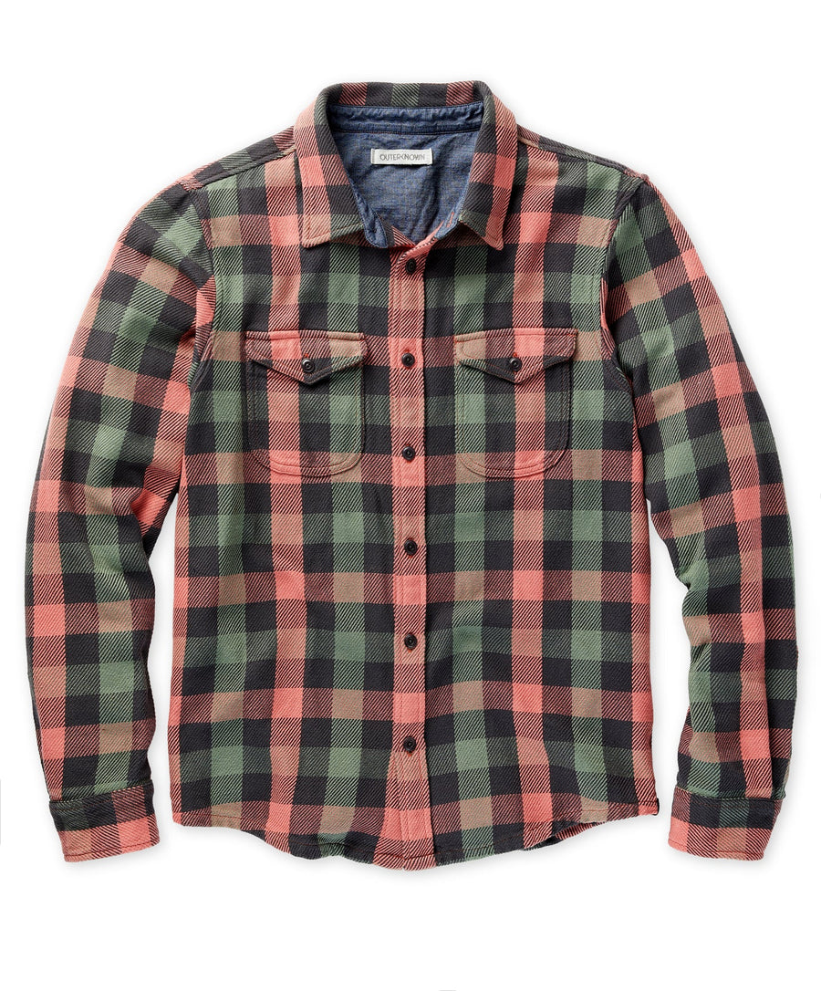 Outerknown- Blanket Shirt in Astrodust Balboa Check